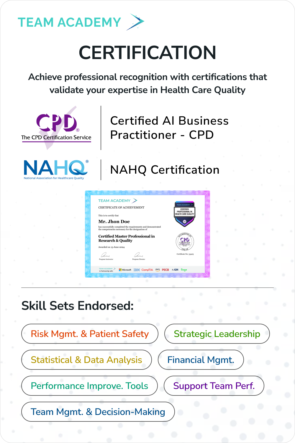Certified Professional in Healthcare Quality in Bahrain