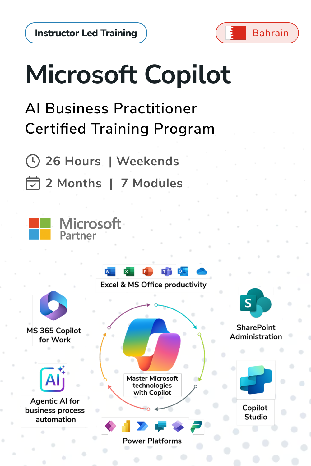 Microsoft Copilot - AI Business Practitioner Certified Training Program in Bahrain